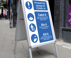 Covid-19 A-Board
